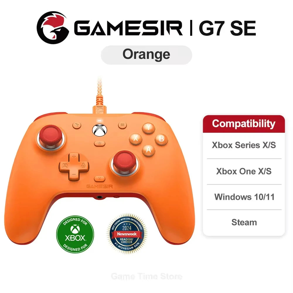 New Color GameSir G7 SE Xbox Wired Gamepad Gaming Controller Blue Purple with Hall Effect Joystick for Xbox X S One