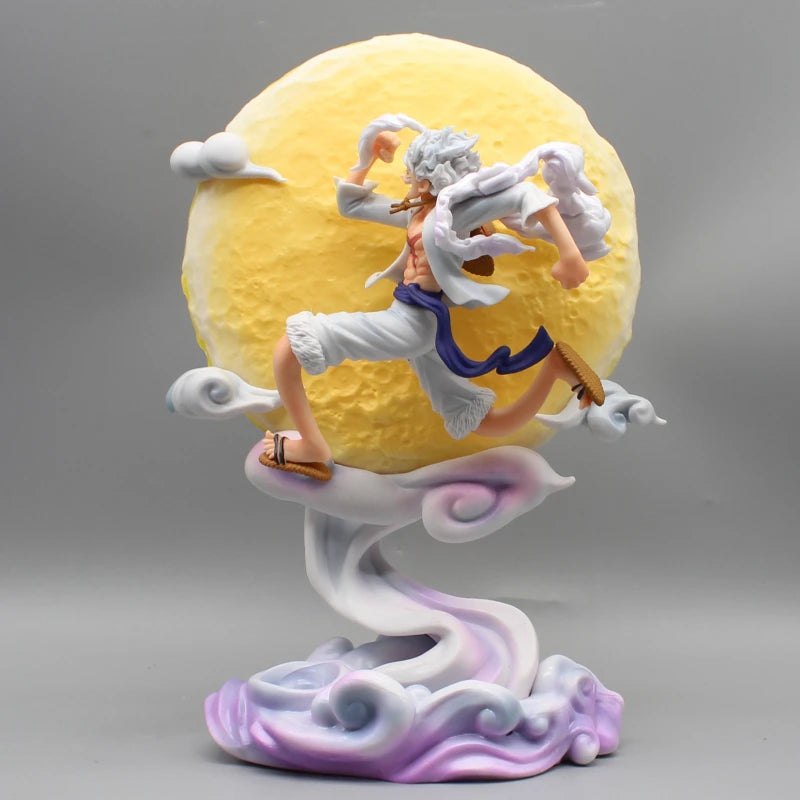 One Piece Anime Figure Monkey D. Luffy Nika Figurine Moon Fairy 29cm PVC Luminous Statue Doll Collection Toys Kids Birthday Gift