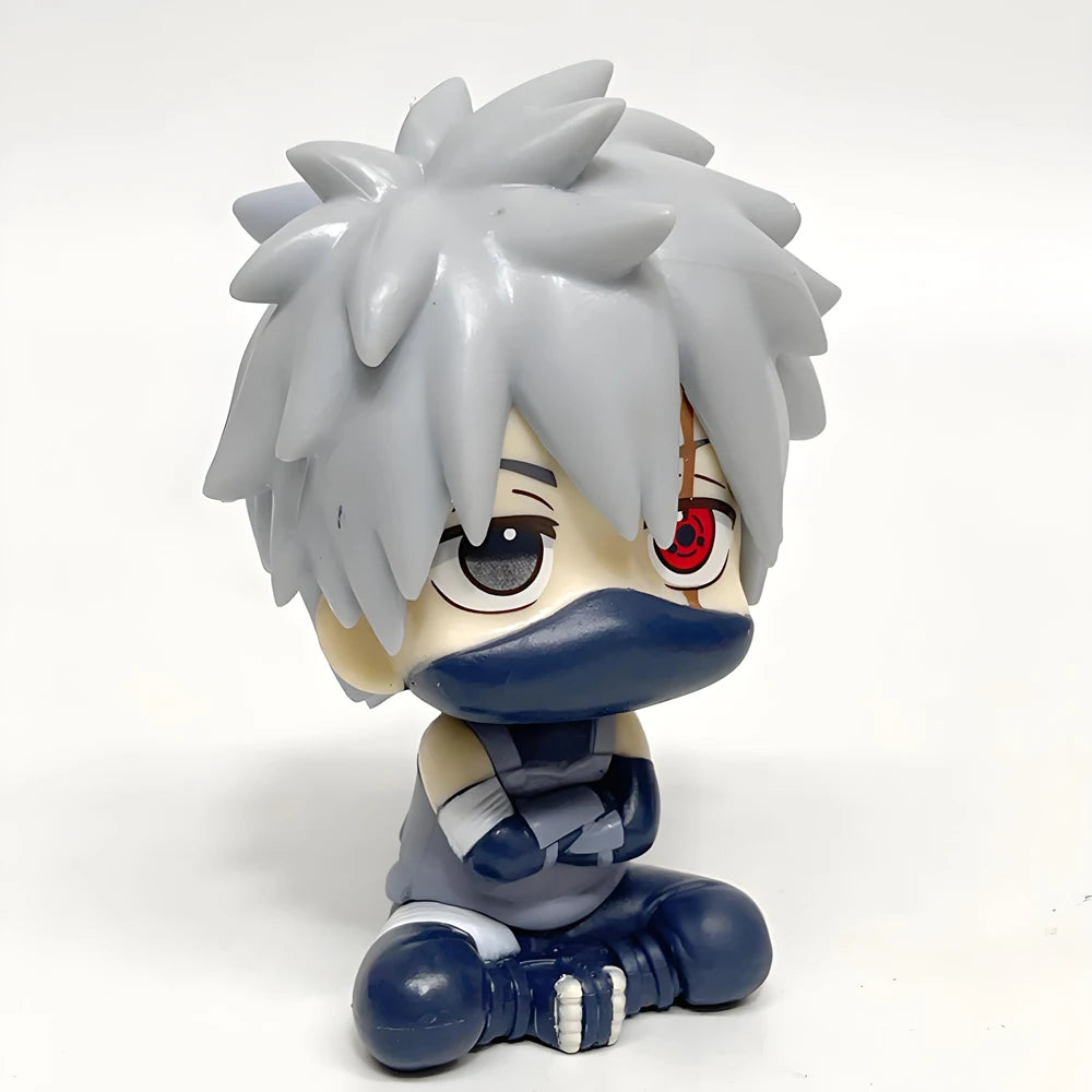 9.5/10cm Naru Shippuuden Anime Figure Q Version Kakashi Uchiha Itachi Action Figure Collection Model Toys