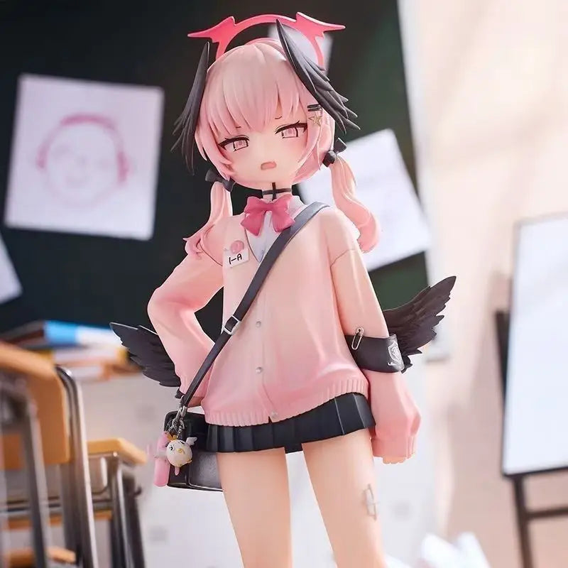 19cm Blue Archive Shimoe Koharu Pink Impression Game Girl Figures Models Statue Models Boys Collectible Ornament Doll Toys Gifts