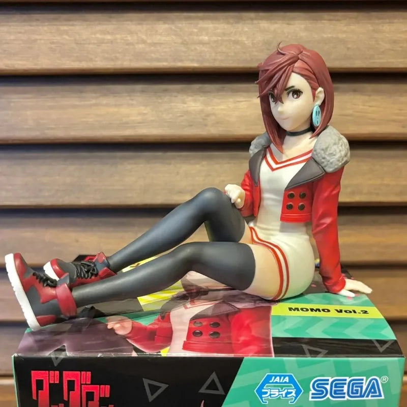 Original SEGA Dandadan Momo Seiko Anime Figure Toys Genuine Noodle Stopper Action Figurine PVC Model Collection Doll Gift