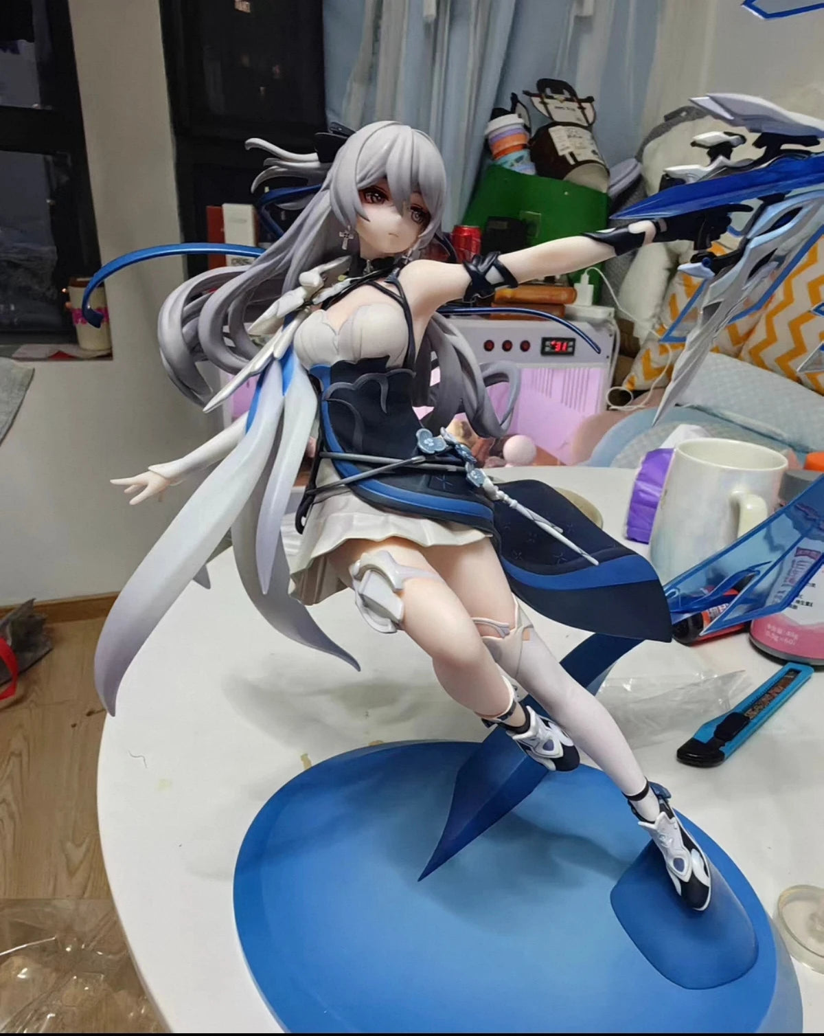 APEX MiHoYo Genuine Honkai Impact 3 Bronya Second Silver Wing 1/7 Figure