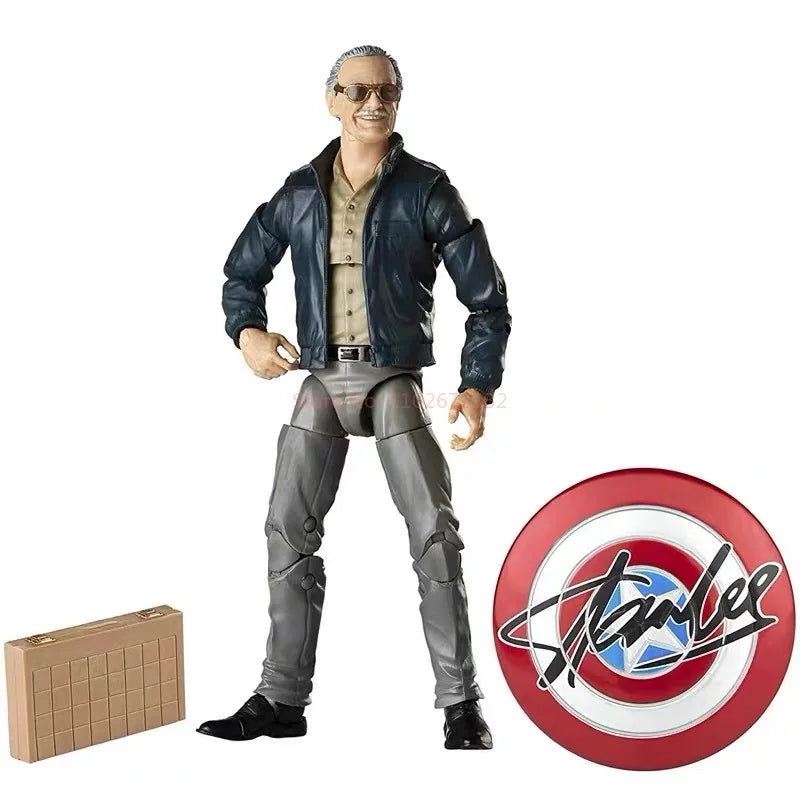 Marvel Legends Stan Lee Cartoon Action Figure 6 Inch E9658 Collectible Model Toy Cartoon Toys Collection Gifts Hot