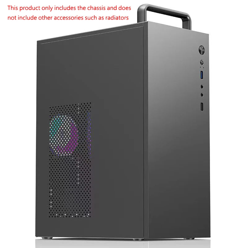 T2 Business Office Computer Case Portable Design Supports ATX Power Su ...