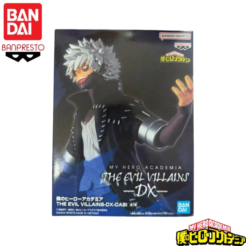 In Stock Original Bandai Banpresto My Hero Academia Dabi Anime Characters Model Toy Birthday Present Garage Ornaments
