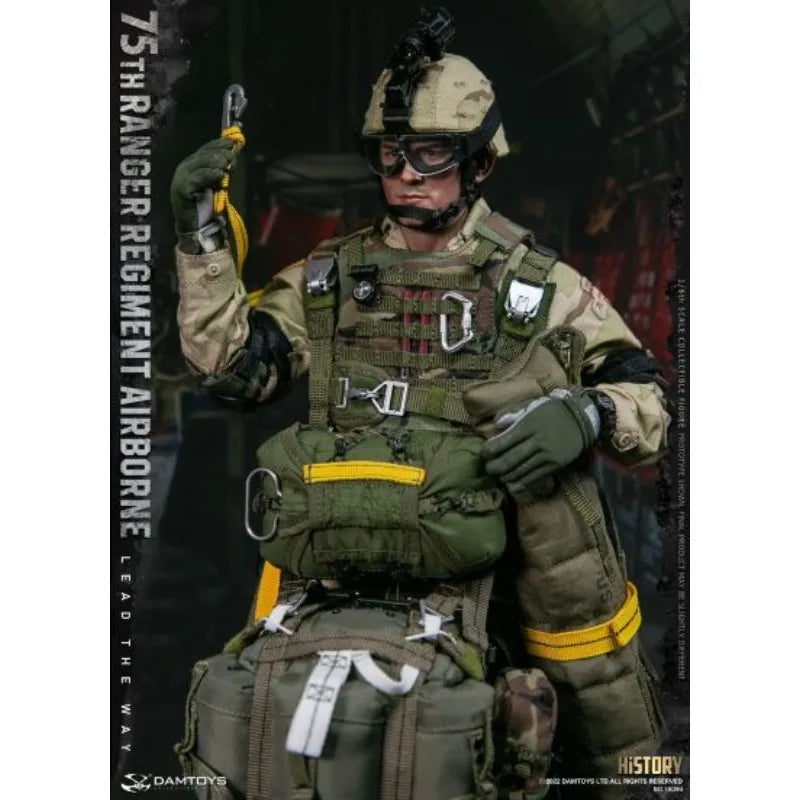 DAMTOYS Original NO1/6NO.78094 US Army 75th Cavalry Regiment Airborne Troops Finished Product Mobile Soldier Model Toy Gift