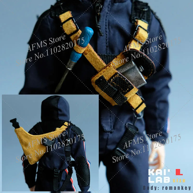 KAI LAB 1/12 Scale Collectible Figure Jumpsuits Chest Bag Backpack Death Stranded Courier Work Clothes Fit 6" Action Figure Doll