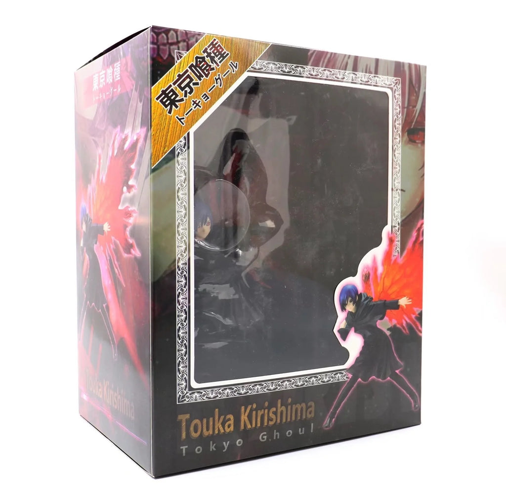 26cm Tokyo Ghouls Touka Kirishima Anime Girl Figure Model Statue Boys Collection Desktop Decoration Ornament Toys Gifts