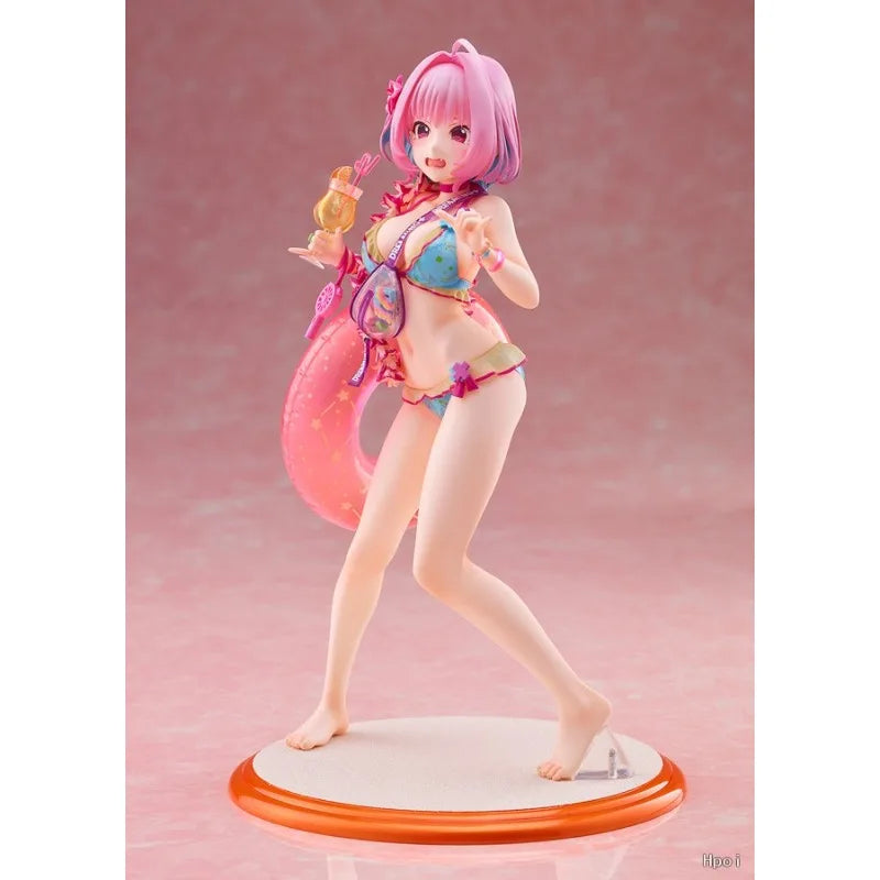 Original WAVE Dream Tech THE IDOLM STER Cinderella Girls Yumemi Riamu Swimsuit Marketing Ver. Scale 1/7 Toys Gifts Models Figure