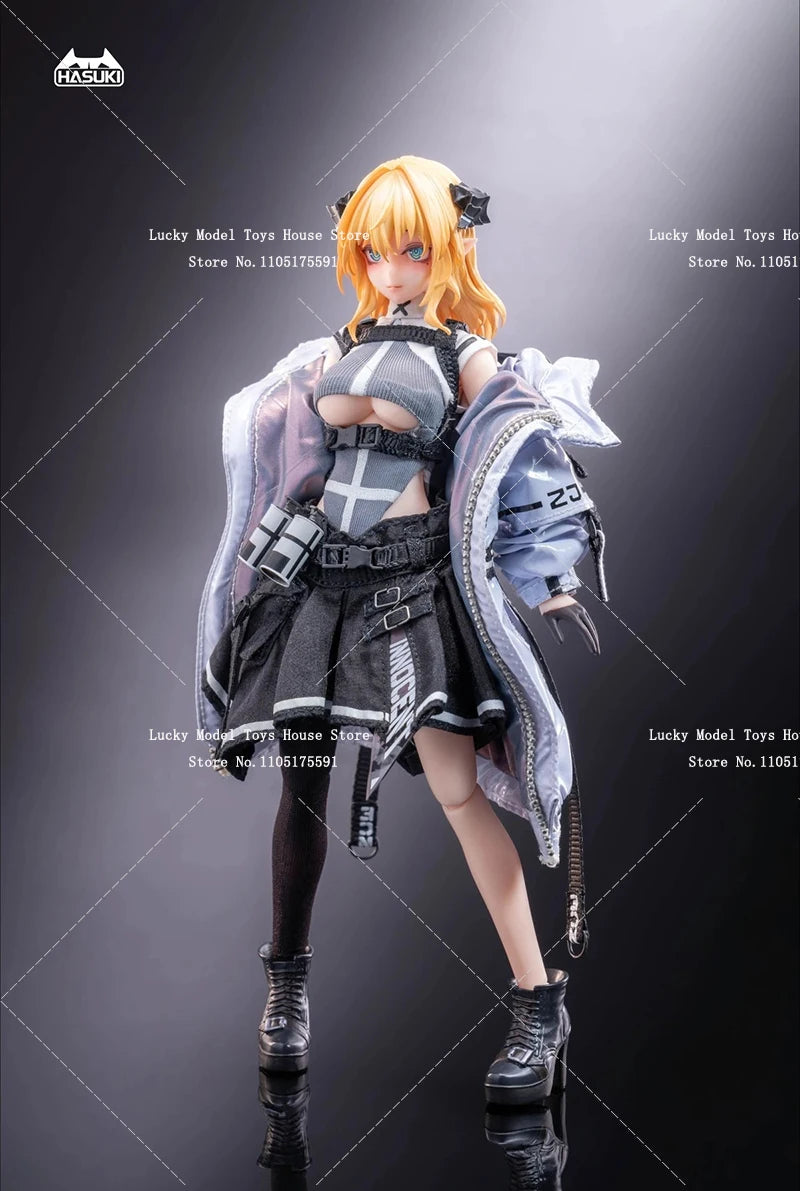 2025WF Limited PA009 ORIG.ver 1/12 White Cloth Mary Nun Mobile Suit Girl Action Figure 6inch HASUKI Soldier Model Doll Collects