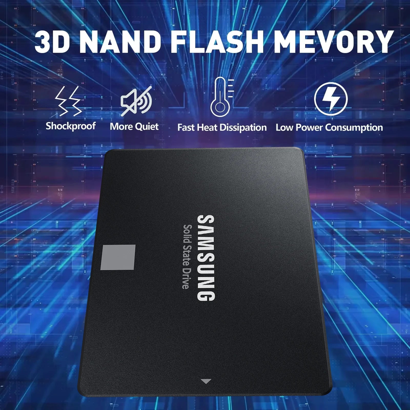 SAMSUNG 870 EVO SSD SATAIII MLC Internal Solid State Disk 2.5 HDD Hard Storage Drive For Laptop Microcomputer Desktop PS4 PS5