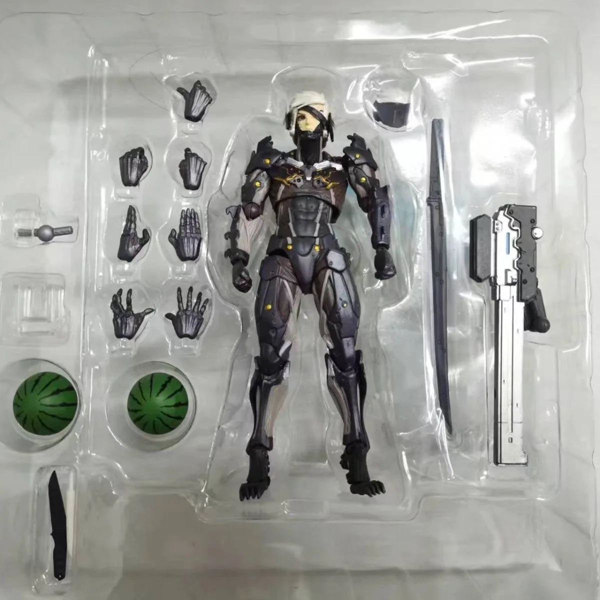 Ocedo Yamaguchi 140 Ex Metal Gear Action Doll Mgs Metal Gear Rising Rising Thunder Hand Gift Doll Toy Birthday Gift