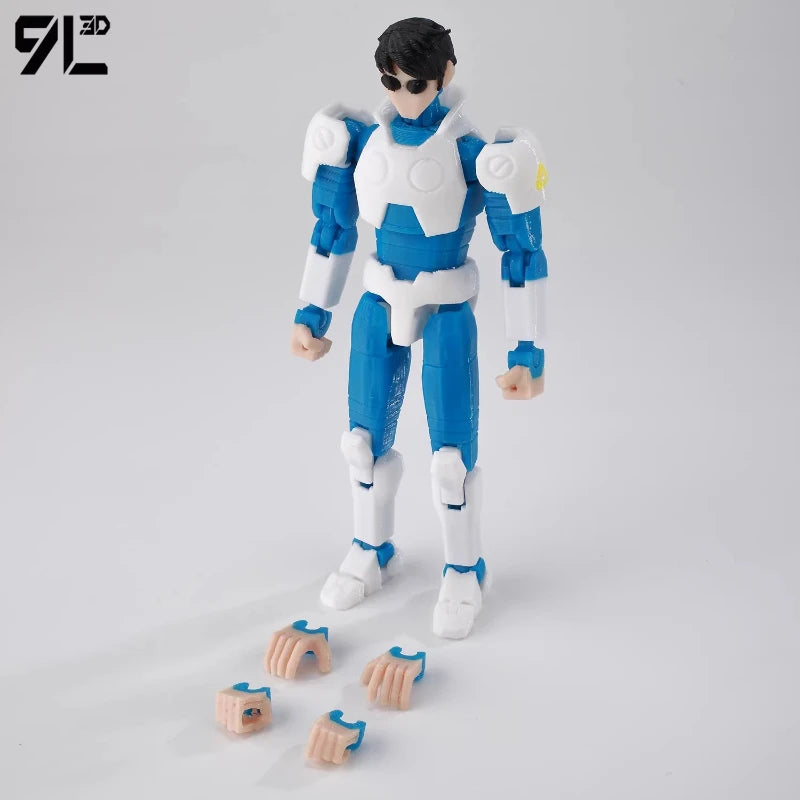 9L 3D Invincible Omni Man Titan Action Figure - Multi-Jointed Articulated Collectible Toy for US Comic Fans Display