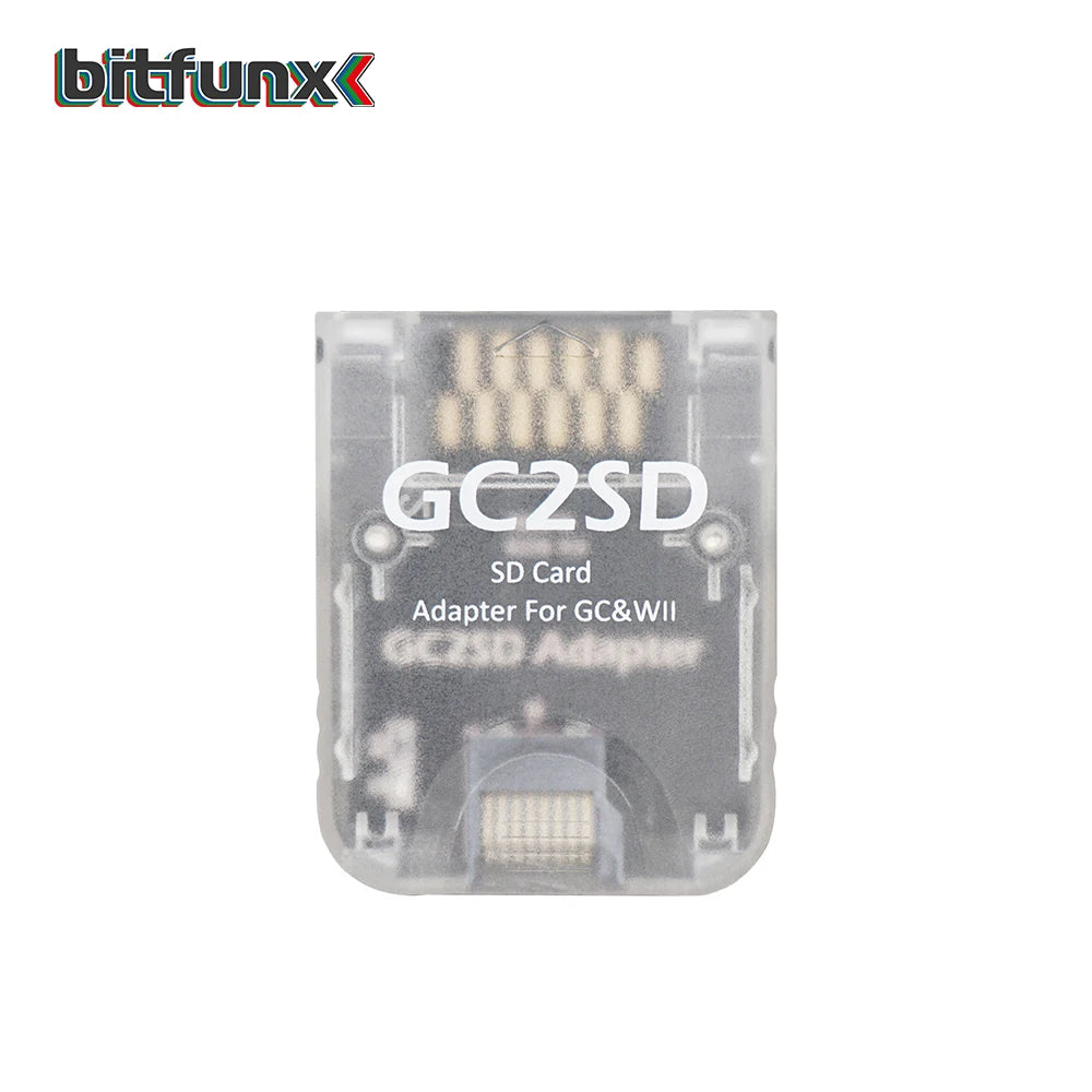 Bitfunx GC2SD Micro SD Card Adapter Memory Card Adapter Swiss for Nintendo GameCube Wii Consoles SD2SP2