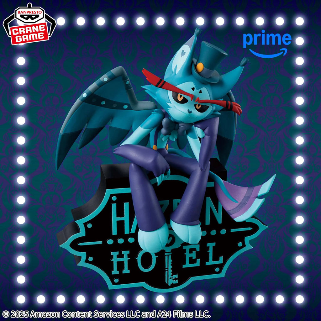 100% Original in Stock Bandai Spirits Banpresto Monitor Top Figure Hazbin Hotel Husk Anime Figure Collection Series Garage Kit