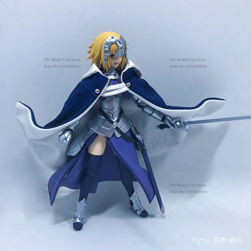 1/12 Scale Female Clothes Cloak Fate/Zero Joan of Arc Ruler Saber Japanese Anime For figma 6-inch Action Figure Soldier Scene