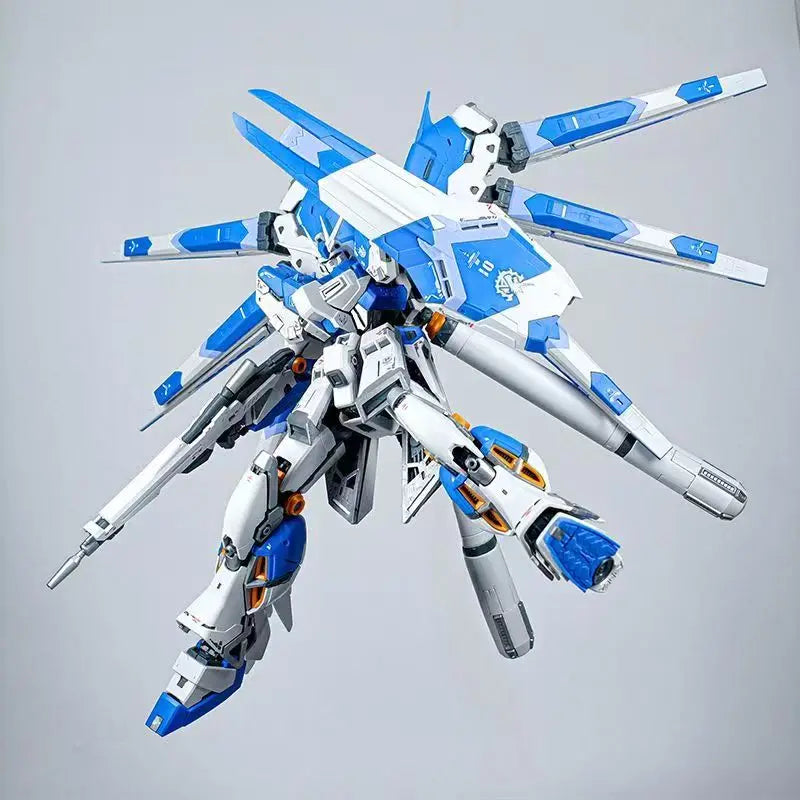 1/144 RG Hi-V Amuro RX-93-V2 Mecha Model Kit Action Figure Assembly Toy With Water Slide Decal Desktop Ornament Collectible Gift
