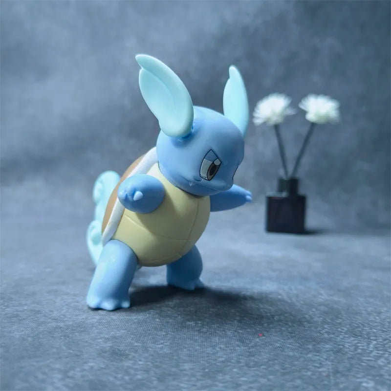 Cartoon Anime Pokemon Figure Cute Squirtle Wartortle Doll Action Figure Statue Model Toys Doll Decoraion Collectible Gift