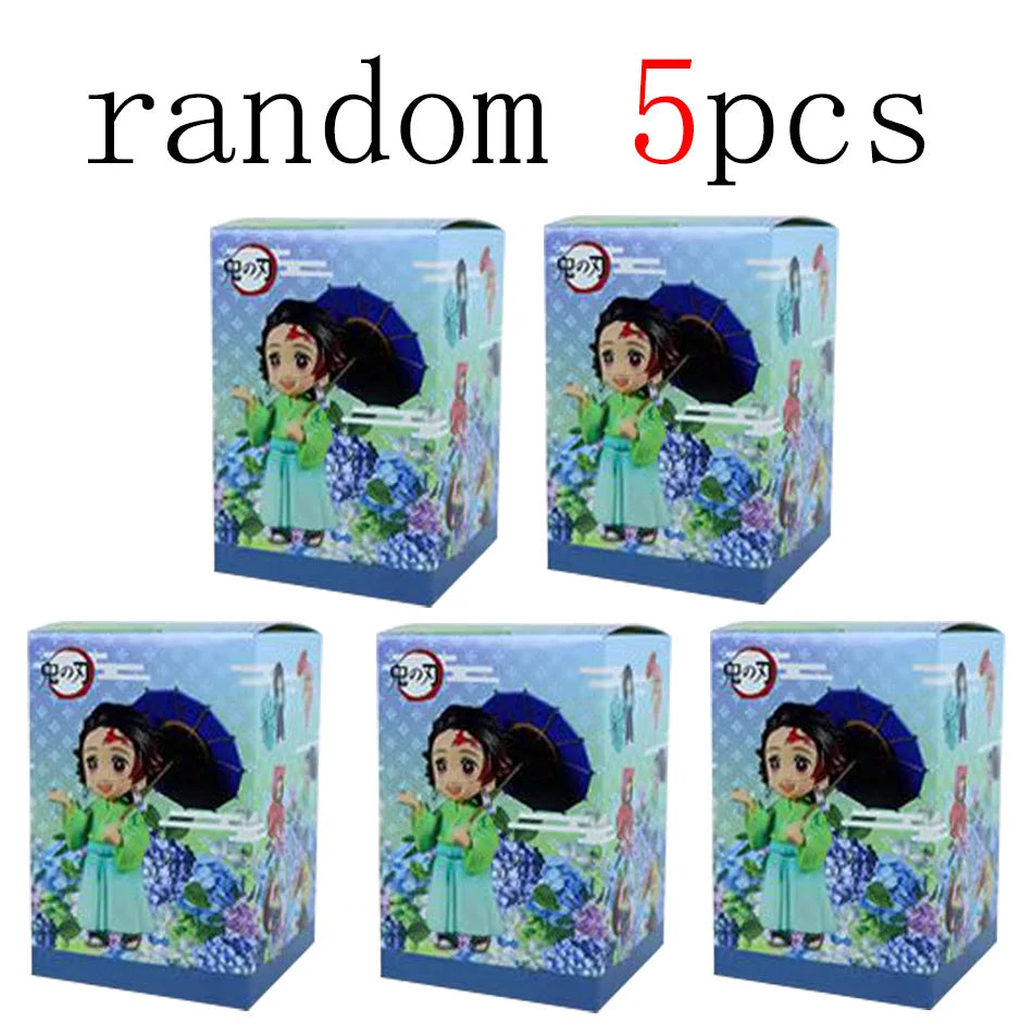 In Stock Original Anime Plum Rain Series AB Blind Box Figure Model Desktop Ornament Trendy Toys Collectible Gift
