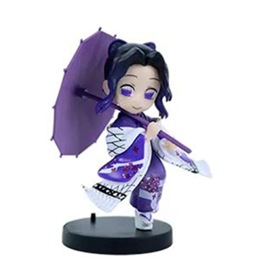 Demon Slayer Plum Rain Series Blind Box Nezuko Tanjiro Q Version PVC Figures Mystery Pack Birthday Christmas Gift