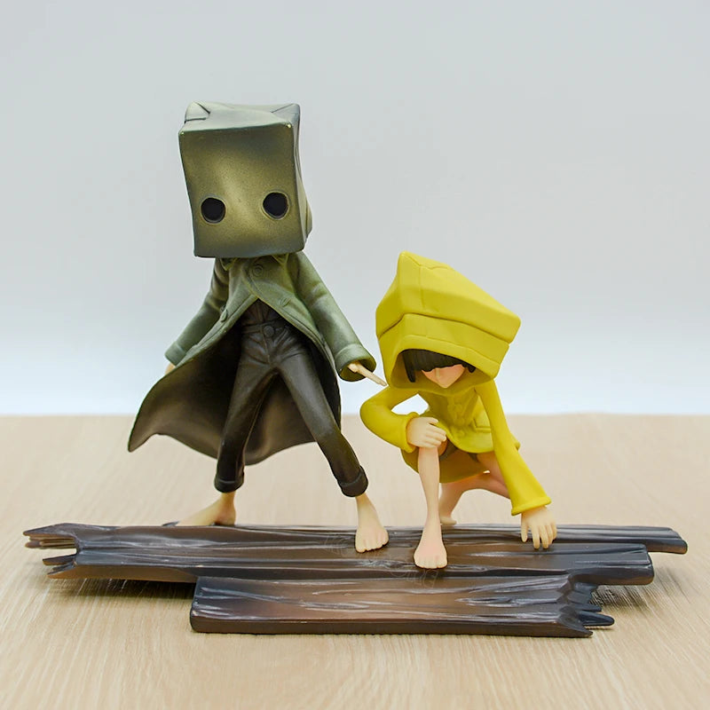 11cm Little Nightmares The Lady Anime Game Figure The Twin Chefs Action Figure Mini Nomes Six/Mono Figurine Model Doll Toys Gift