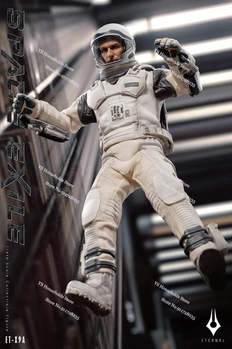 Eternal Toys ET-X9 1/6 Collectible Astronaut Cloth Action Figure Space Fiction Exile Movie Deliate 12inch Soldier Model Gifts