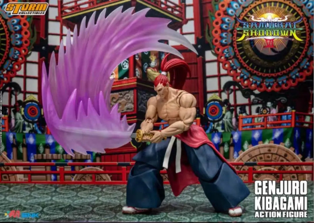 In-stock Storm Toys Samurai Shodown Gaoh Genjuro 1/12 Action Figure Model Collectible Gift