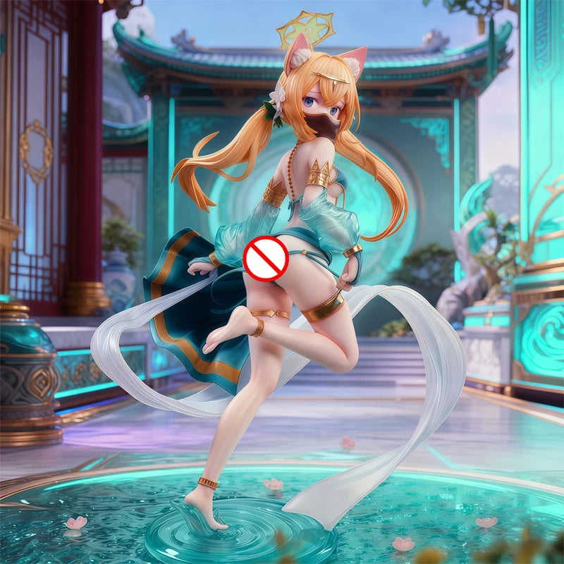 28cm Blue Archive Iochi Mari Anime Figure Yozakura Kirara/Sunaookami Shiroko/Urawa Hanako Action Figure Collectible Model Toys