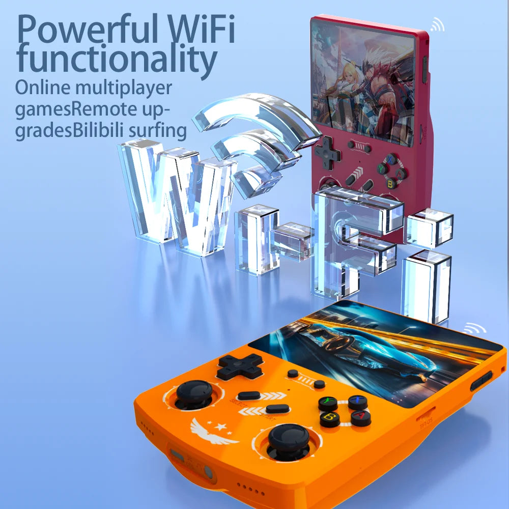 New R40XX Portable Gaming Console - Linux OS 4.2-inch IPS Display 4000mAh Battery Open-Source System (ArkOS) Retro Gaming Consol