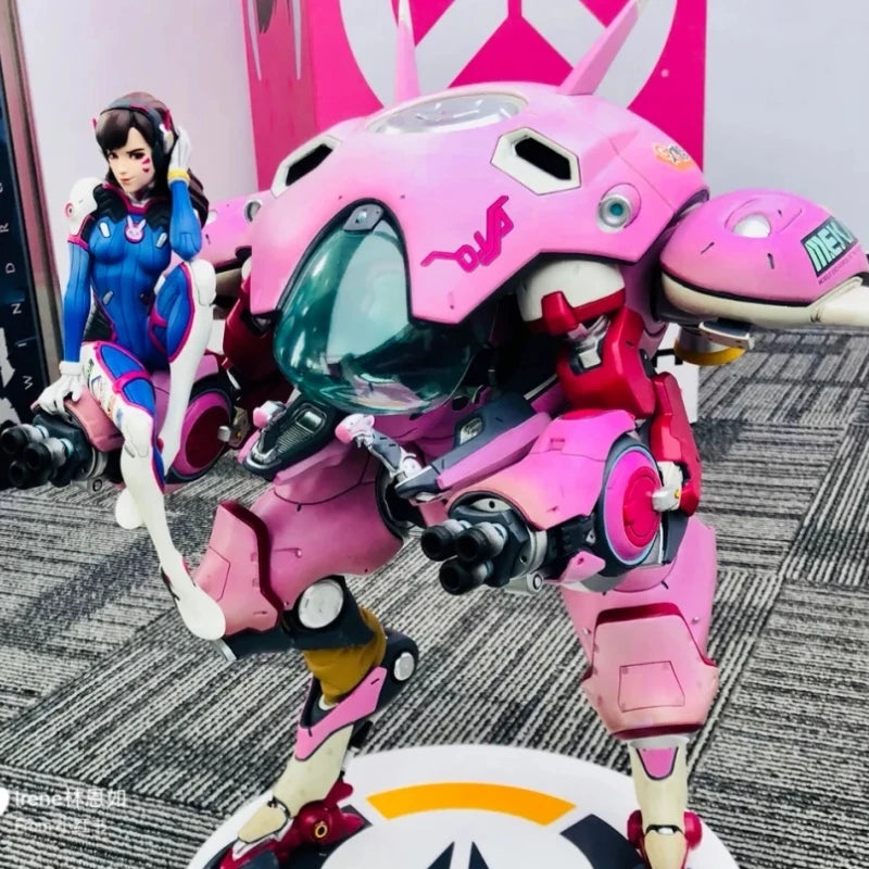 In Stock  Overwatch Action Figures Dva Statue Anime Action  Figures Pvc Collectible Figurines Model Toys Christmas Present