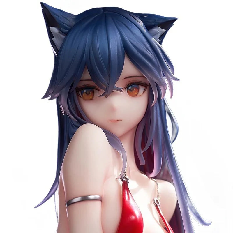 ArkNights Texas Dress Version Figurine – Exquisites 2D-Anime-Modell, Premium-Spielperipherie, ideales Geschenk für Fans
