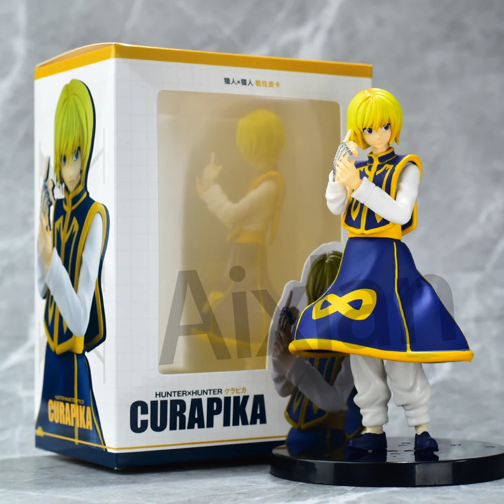 Aixlan 18CM HUNTER×HUNTER Amine Figur Kurapika PVC Action Figure Sammeln Modell Spielzeug Puppe Kind Geburtstag Geschenke