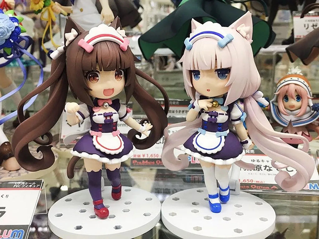 100 % Original, sofort lieferbar: PLUM Mini-Figur 100 Nekopara Chocola Vanilla Anime-Figur, Actionfigur-Sammelfigur, Modellspielzeug