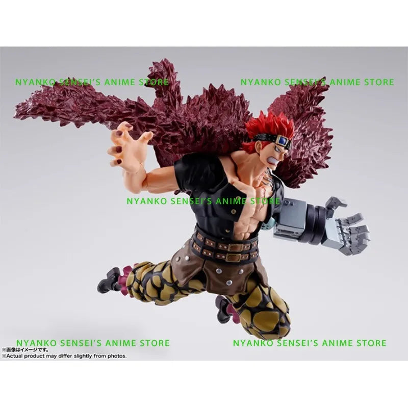 In Stock Bandai SHF One Piece Eustass Kid Onigashima Raid Action Figure Anime Models Toy Doll Gift Hobby Collectible