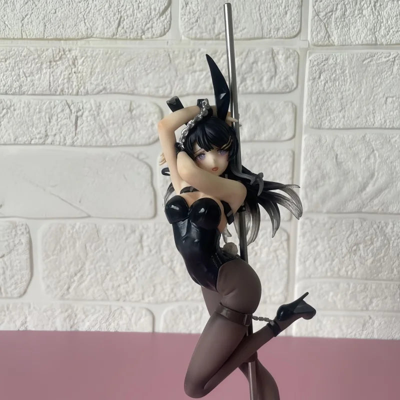 In Stock 30cm Anime Mai Sakurajima Bunny Girl Action Figure Sexy Bunny Girl Figure Adult Collection Model Doll Toys Gift