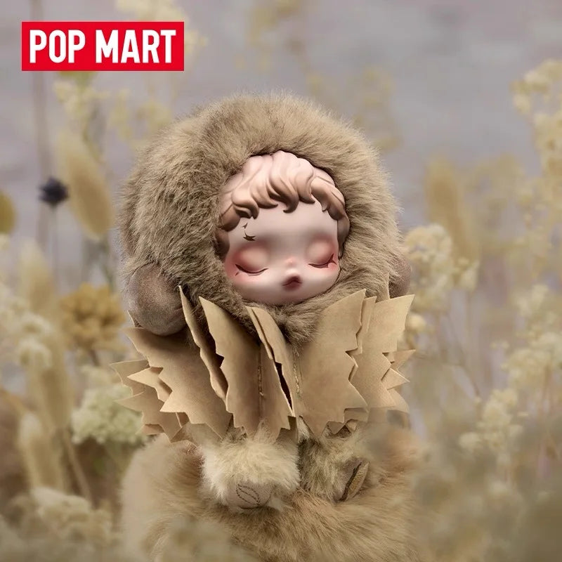 POP MART SKULLPANDA L Impressionnisme Serie Plüschpuppe Überraschungs-Mystery-Box Kawaii Anime Actionfigur Blindbox Spielzeug Mädchen Geschenk