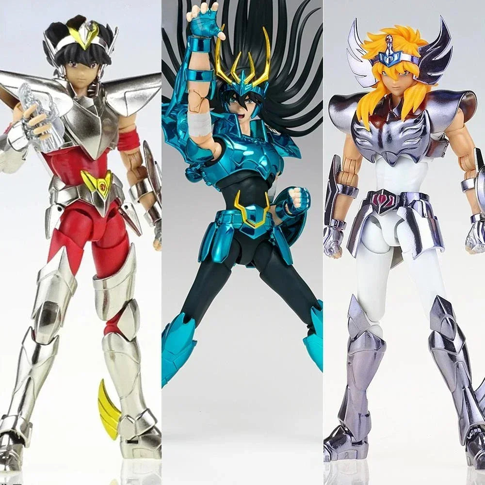 In Stock Greattoys Saint Seiya Myth Cloth Final V3 Cygnus Hyoga / Dragon Shiryu Pegasus EX Metal Armor Action Figure Model