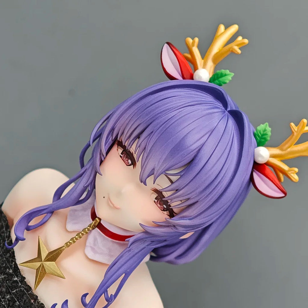 PINKMANGO Succubus Homestay: Saki Mai & Shiori Christmas Costume Anime Girl PVC Action Figure Toy Statue Collection Model Doll