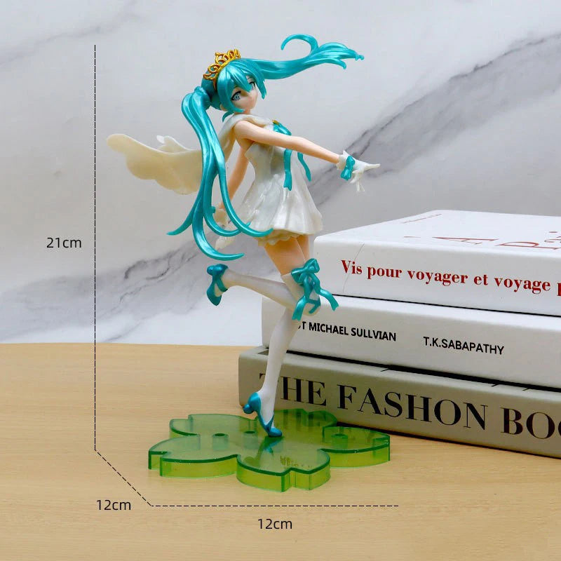 1 Piece Anime Hatsune Miku Action Figure Model Gifts Collectible Figurines for Kids 18-21cm