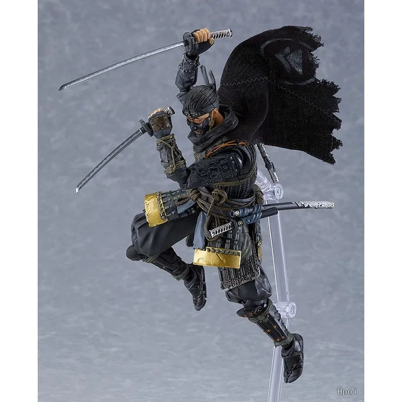 Max Factory Original Figma # 509 Series Ghost of Tsushima Jing Jing Ren Joint Mobile Doll Exquisite Model Handmade Toy Gift