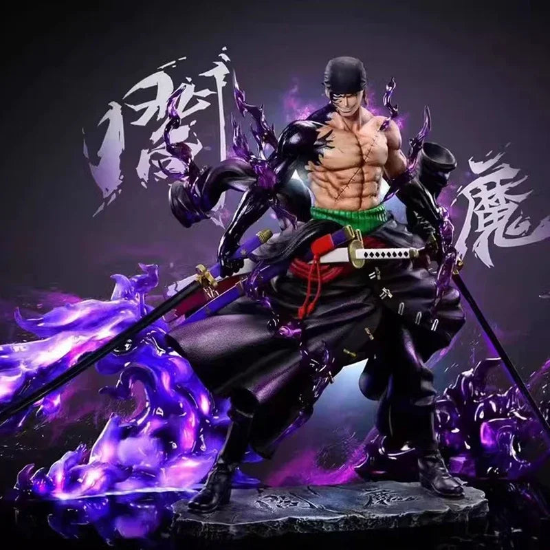 25 cm Anime One Piece Dream Zoro Statue Wano Country Figur Yama Roronoa Zoro Figuren Sky Painting Modell PVC Sammlung Spielzeug