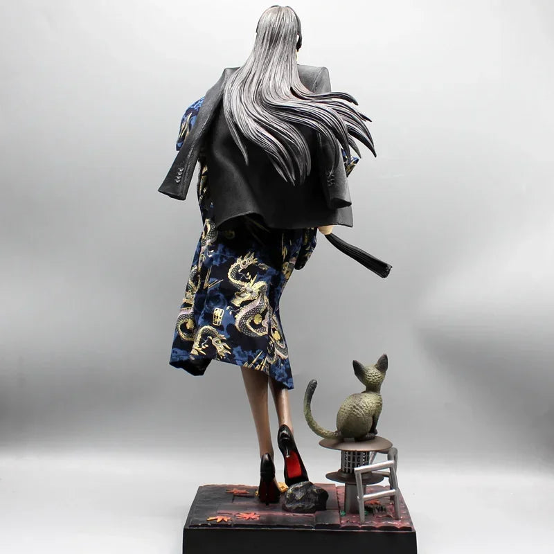 One Piece Anime Figure, Uta Kimono Upgrade, Boa Hancock, Boutique Model, Grande scène de bureau décorative,Haute qualité, 46cm