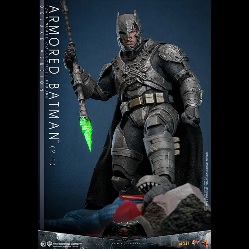 Original In Stock Hottoys Ht 1/6 Bvs Armored Batman 2.0 Mms742 Mms743 Alloy Action Figure Kids Toy Birthday Gifts