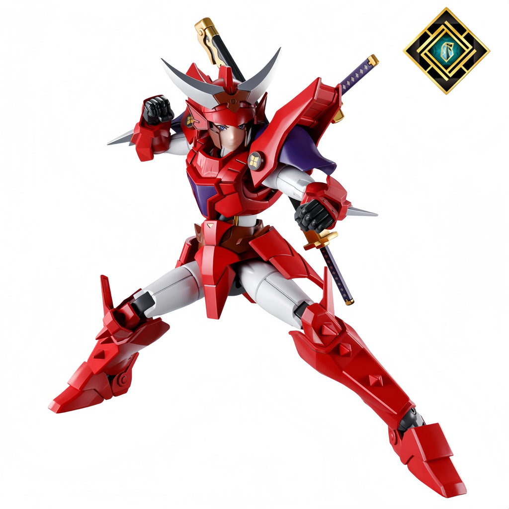 Bandai 30MF Gai of the Heat Anime Yoroi-Shinden Samurai Troopers (Ronin Warriors) Assembly Action Figure Original Model Kit