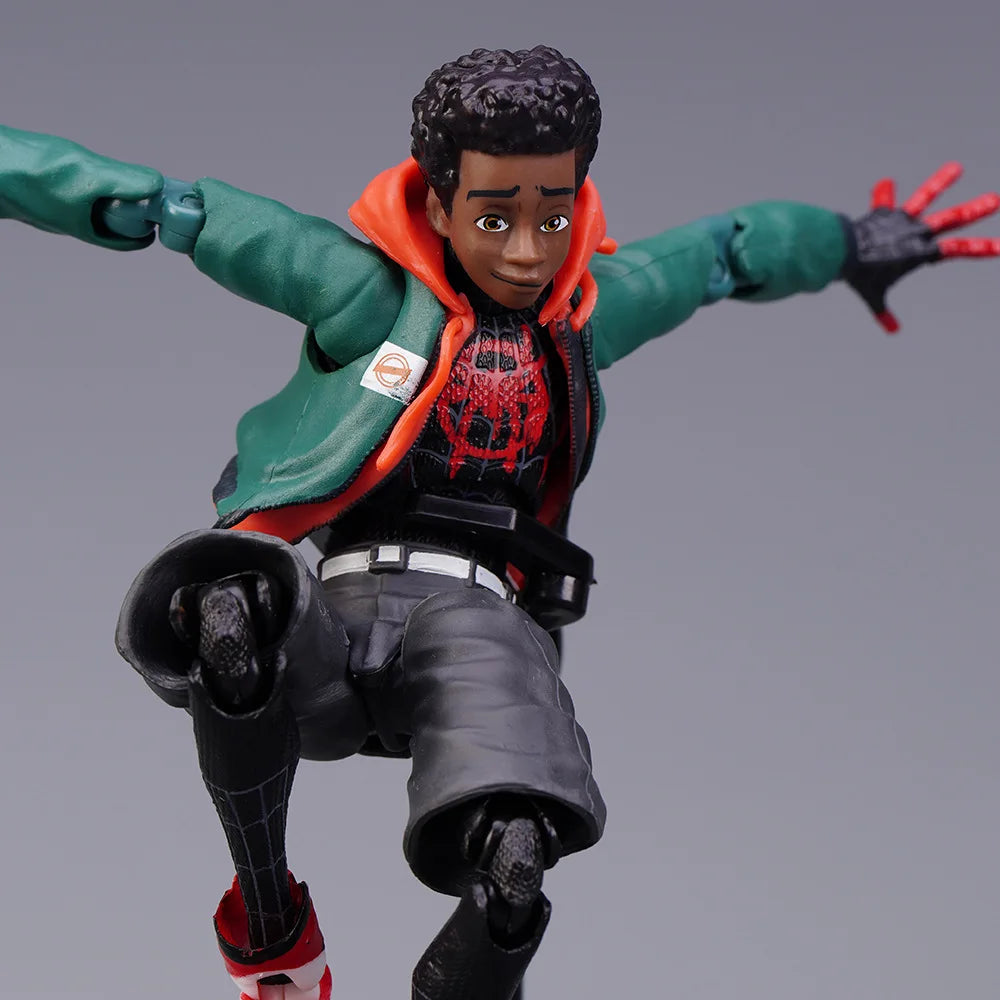 Sentinel Sv Action Miles Morales Gwen Stacy Figure Spiderman Model Spider-man Into the Spider Verse Peter Miles Figurine Toys