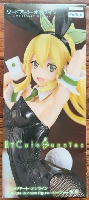 【SF】In Stock Original FuRyu BiCute Bunnies Sword Art Online Leafa Asuna Sinon Figures Collection Gift Anime