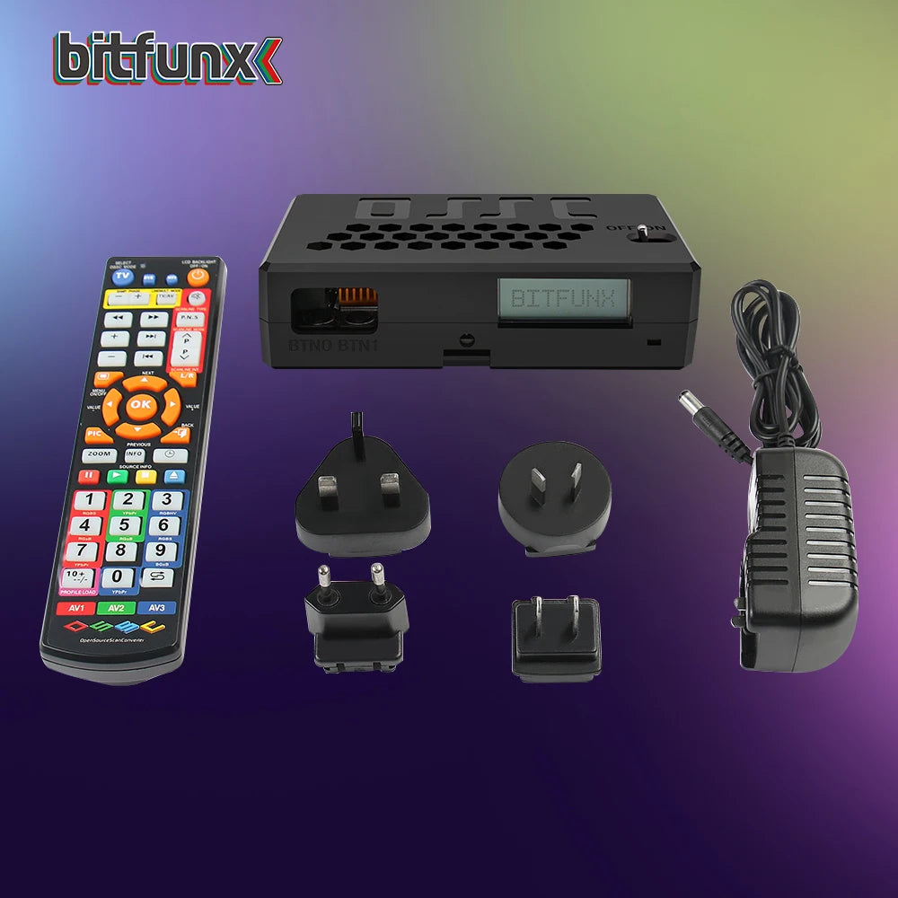 Bitfunx HW V1.8 OSSC Open Source Scan Converter HDMI™ Adapter for PS2 SEGA Saturn Nintendo64 PC Engine Retro Game Consoles
