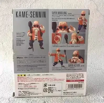In Stock BANDAI 100% SHF Dragon Ball Kame Sennin Anime Action Collection Figures Model Toys Figura PVC Gift SSWW