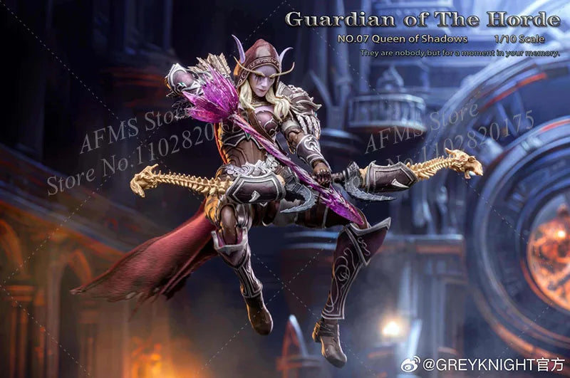 Grey Knight  1/10 Scale Collectibles Figure Orc Guardian Of The Horde No.O7 Queen Of Shadows 8Inch Women Soldier Action Figure