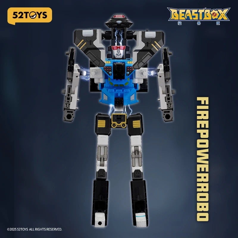 52TOYS 1/4 SQUAD FIREPOWER ROBO, Deformation Toys Action Figure, Collectible Converting Toys